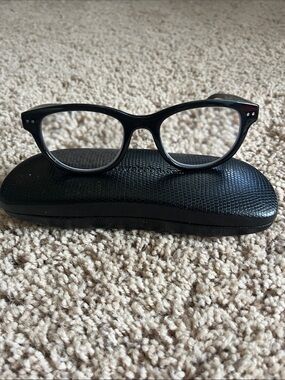 Eyebobs Classic Black Eye Glasses with Matching Black Case